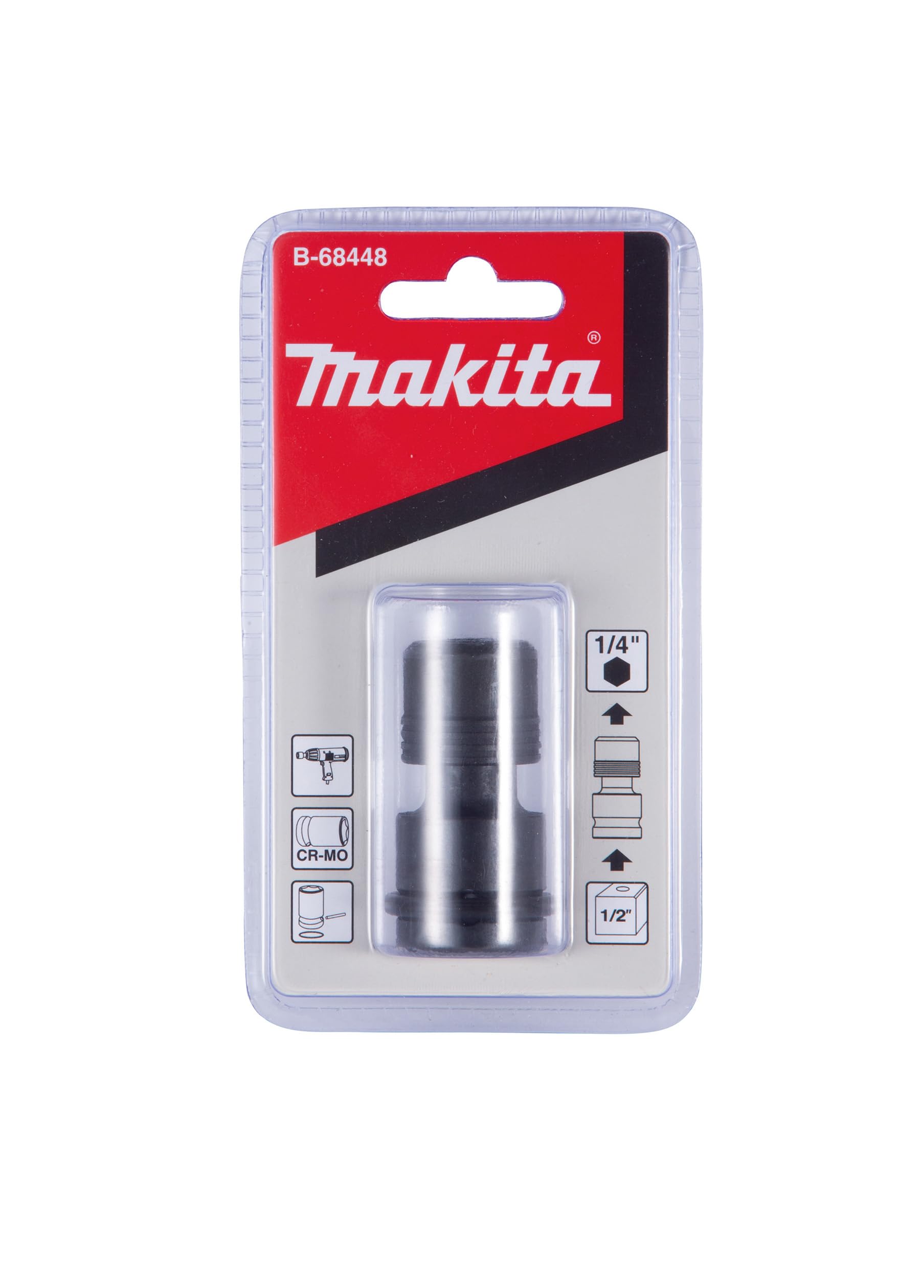 Amazon | マキタ ビットアダプター 1/2インチ角~1/4インチ六角 B-68448